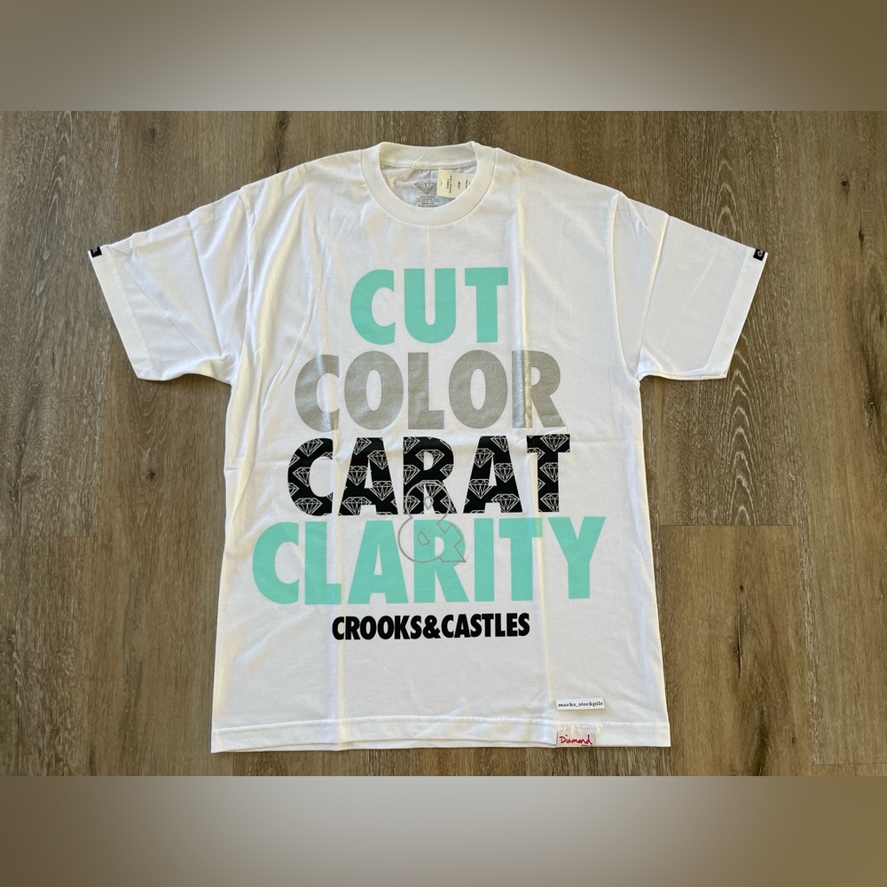 2007 Diamond Supply Co Crooks & Castles Cut Color Carat Clarity Tiffany White L